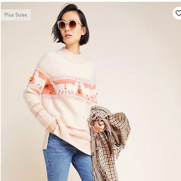 Anthropologie Aimee Pommed Alpaca Sweater sz XS - Picture 1 of 12
